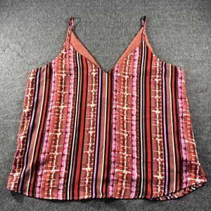 NWT Peyton Jensen Evereve Pink Multi Jayda Stripe Cami Women’s XL Shirt Top